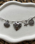 Collier breloques "Silver"