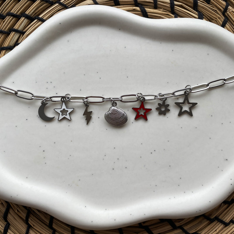 Collier breloques "Zadig"