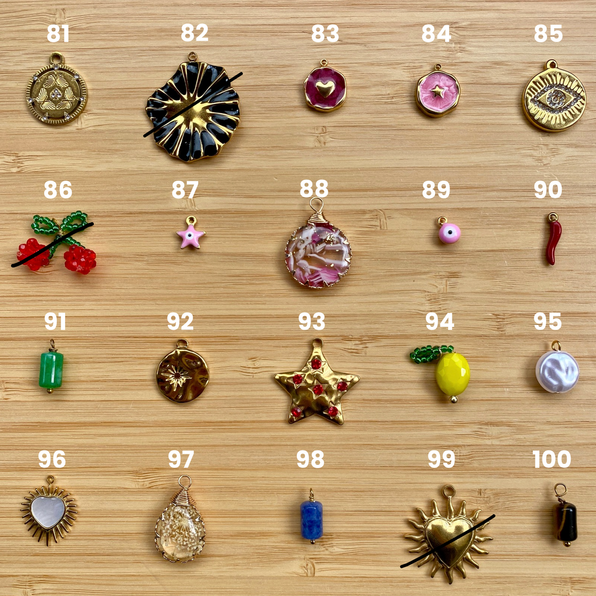 collier breloques à composer