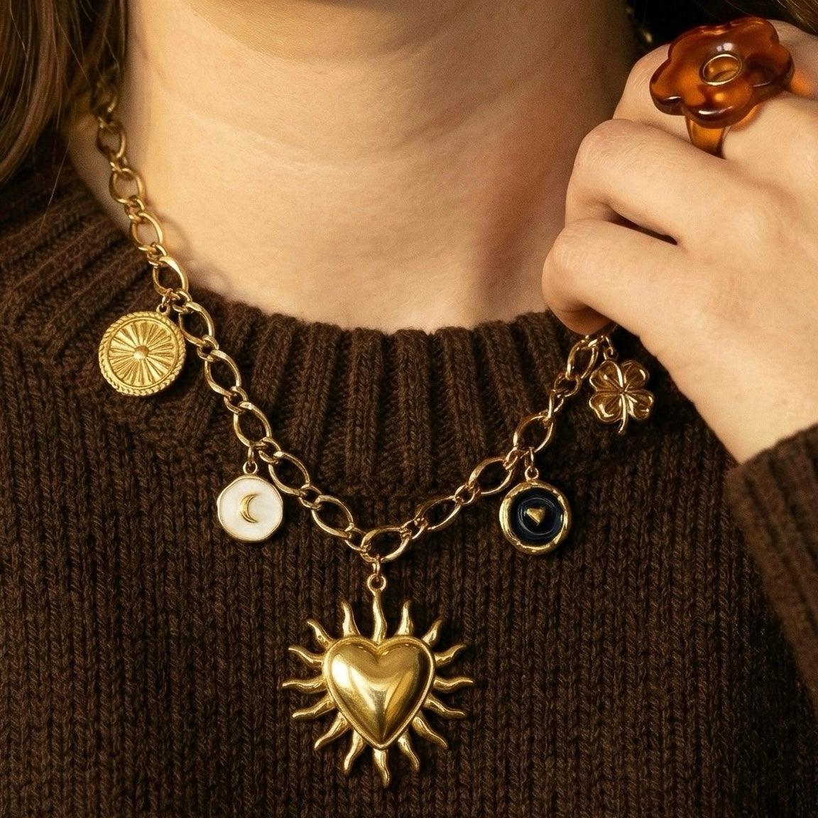 collier charms à composer