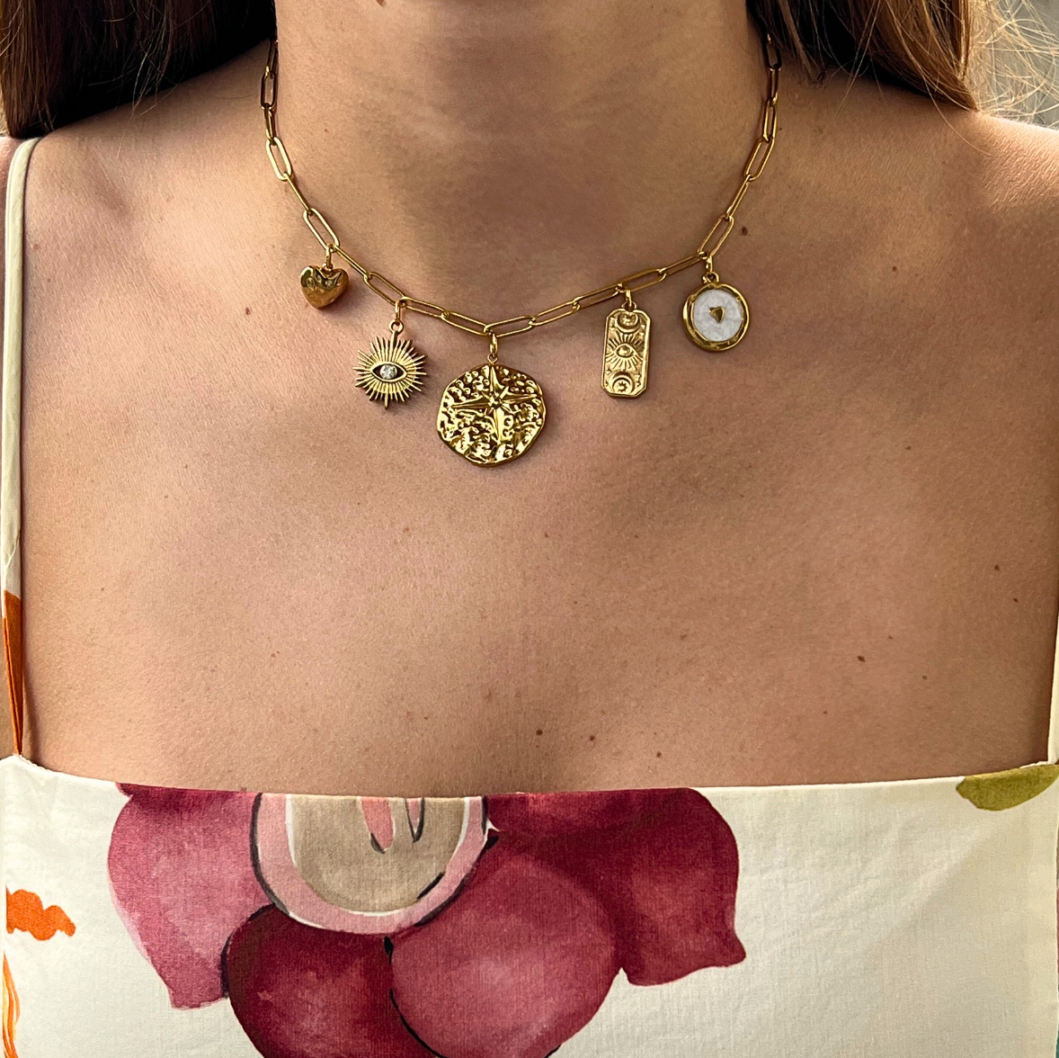 collier charms "lou"