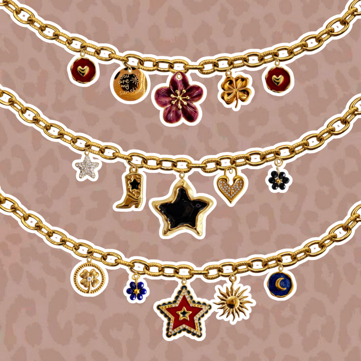 collier charms à personnaliser