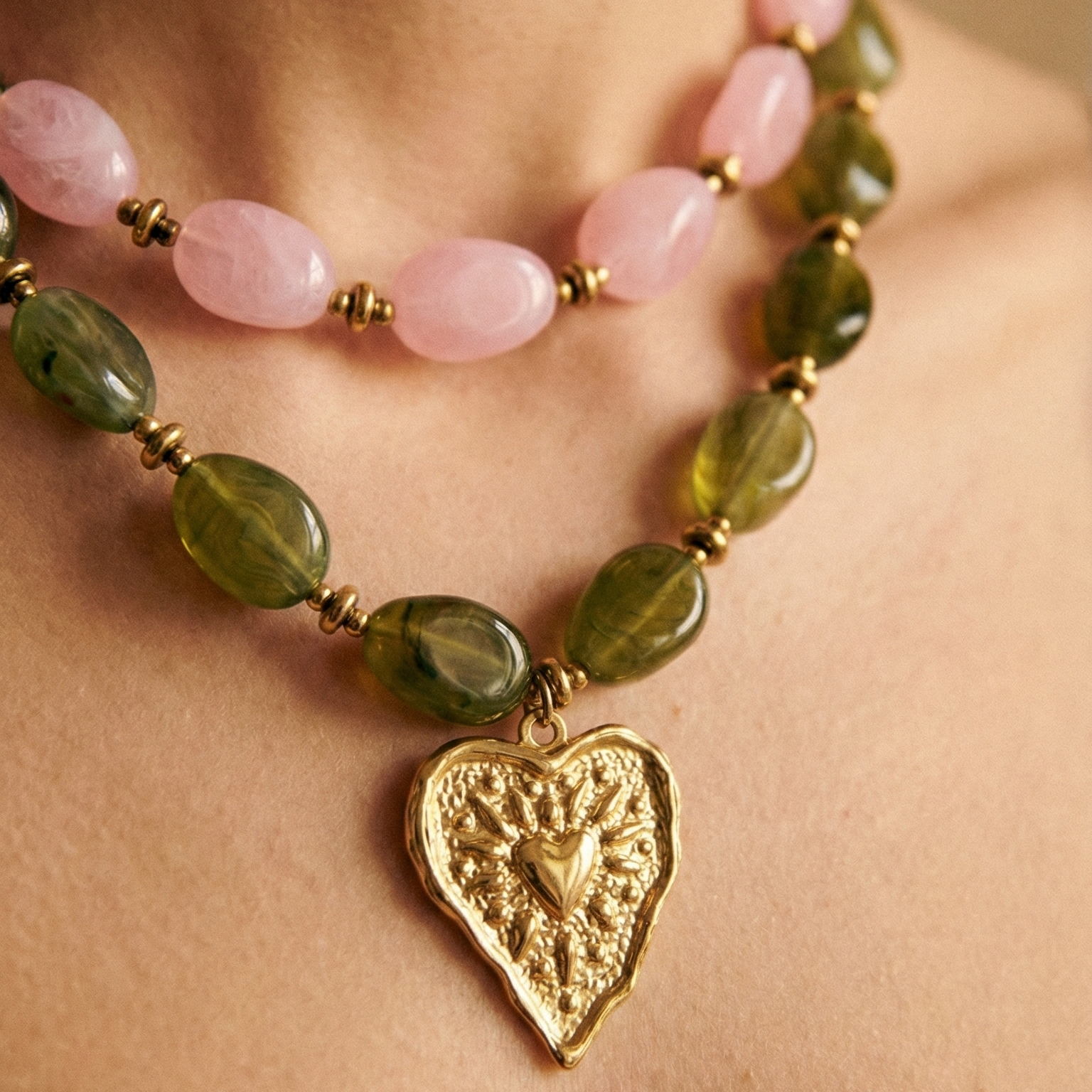 collier gigi en résine