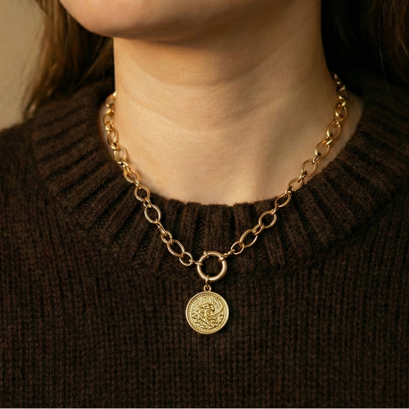 collier mousqueton charm