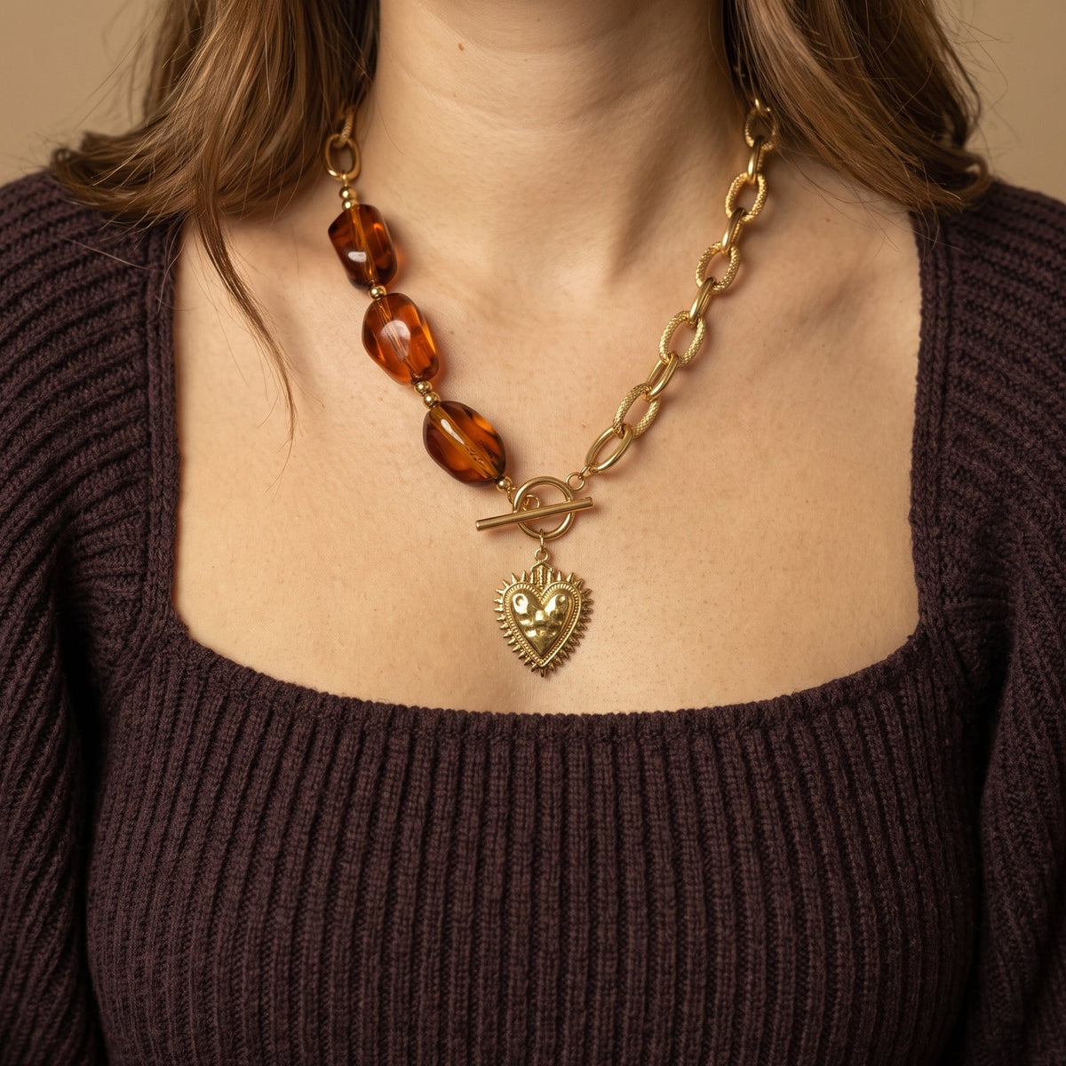 collier perles noemie de la star academy