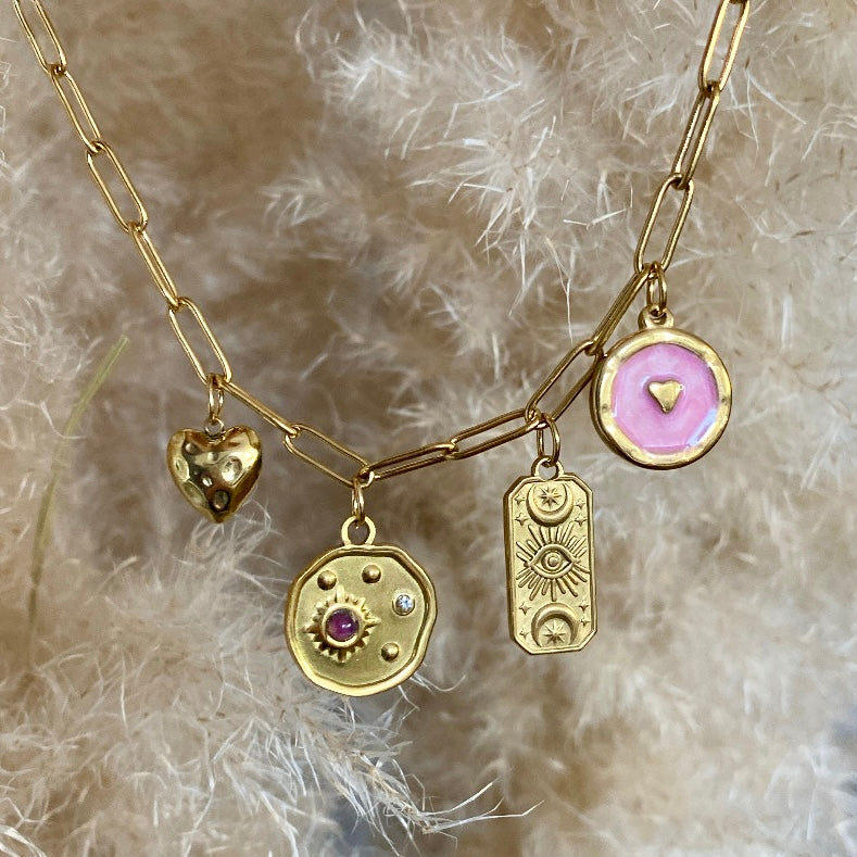 Collier Charms "Romance"