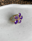 Bague "Iris" Mauve