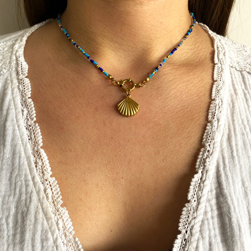 Collier Charm "Santorin"