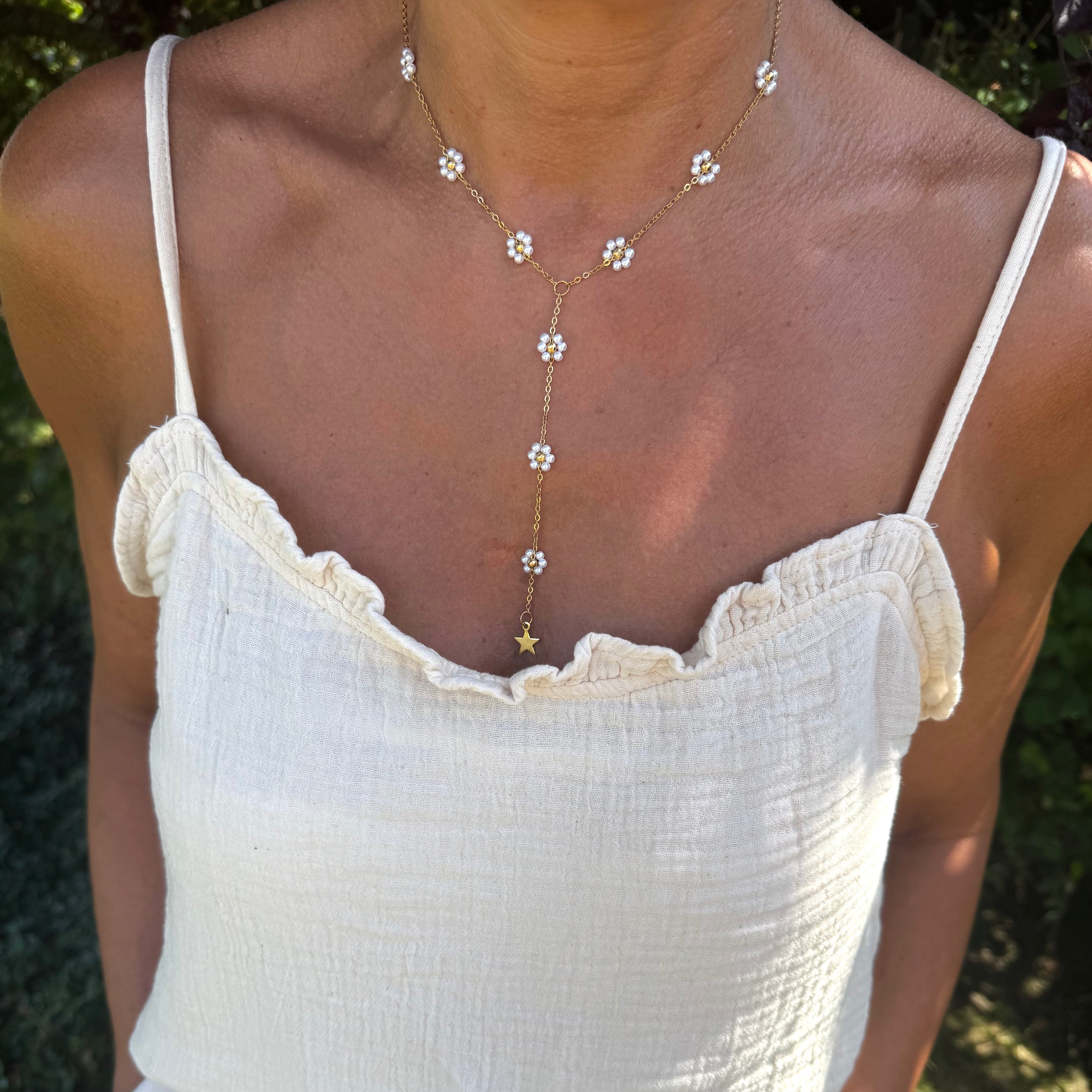 Collier Perles Femme 
