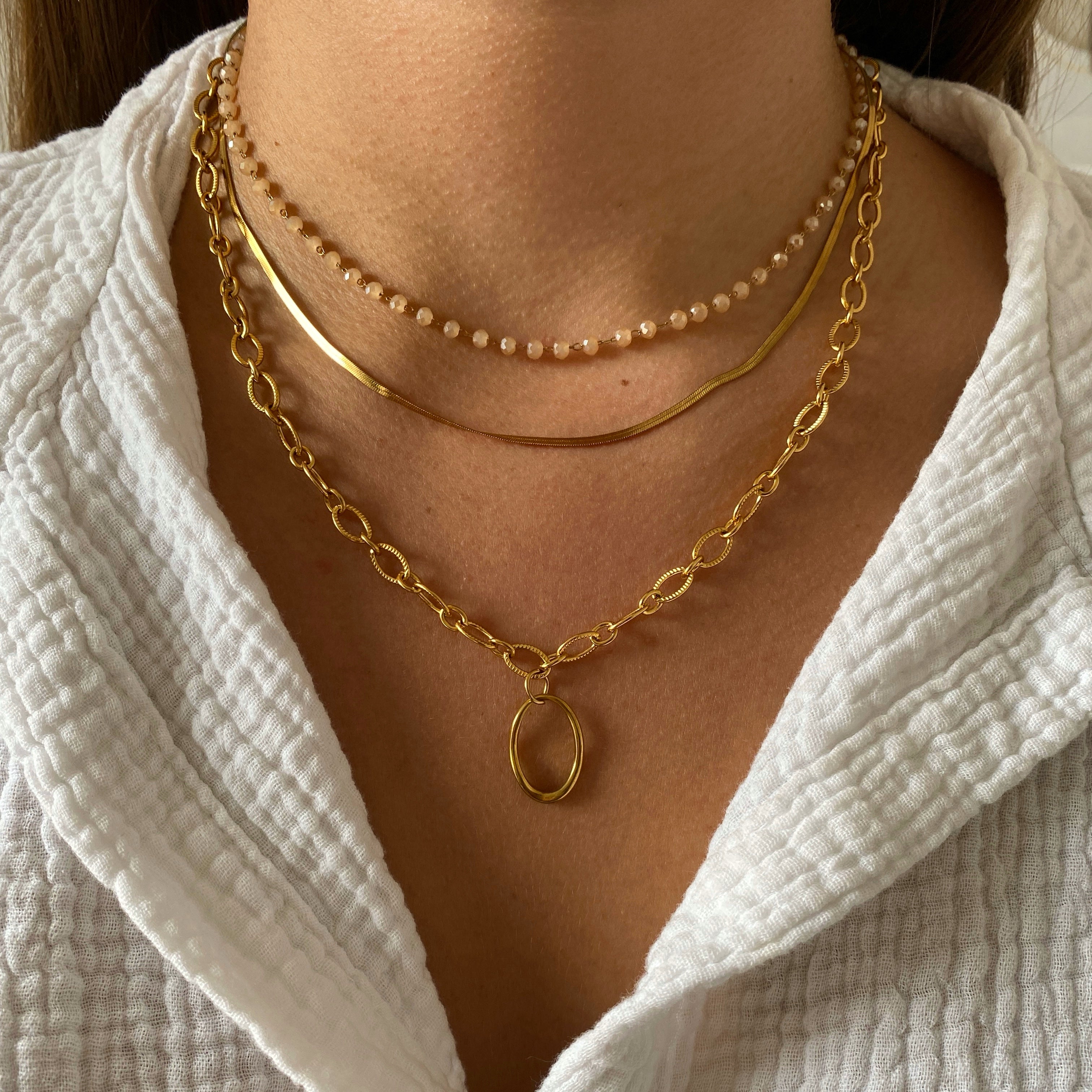 Collier Perle Multirang