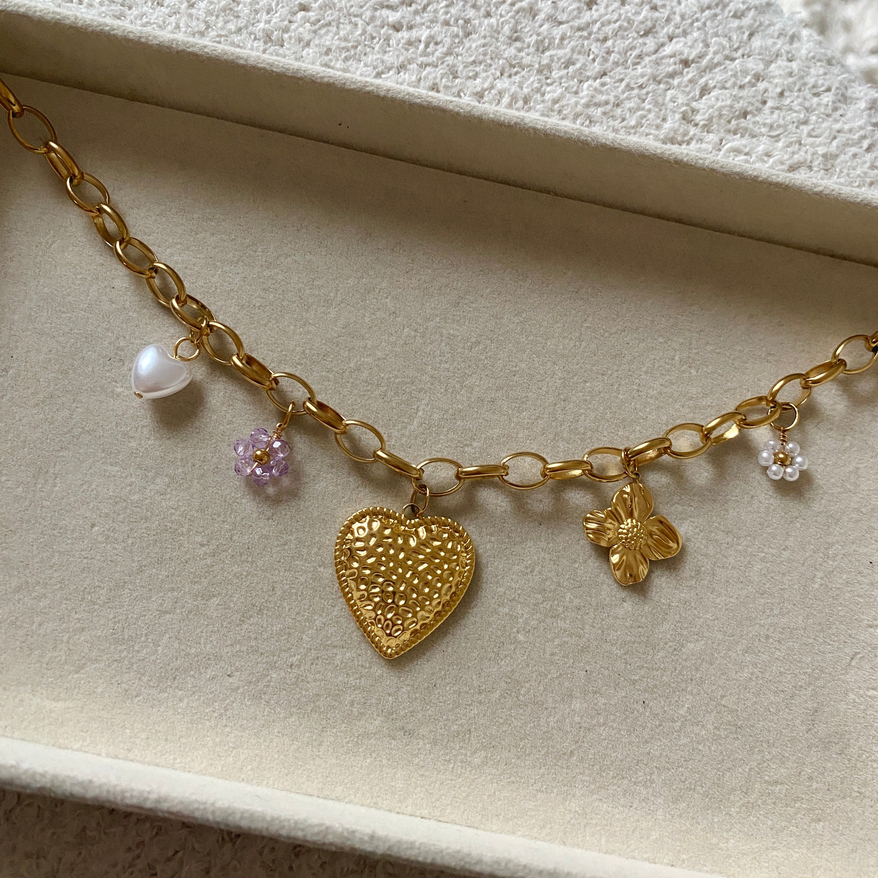 Collier Charms "Céleste"