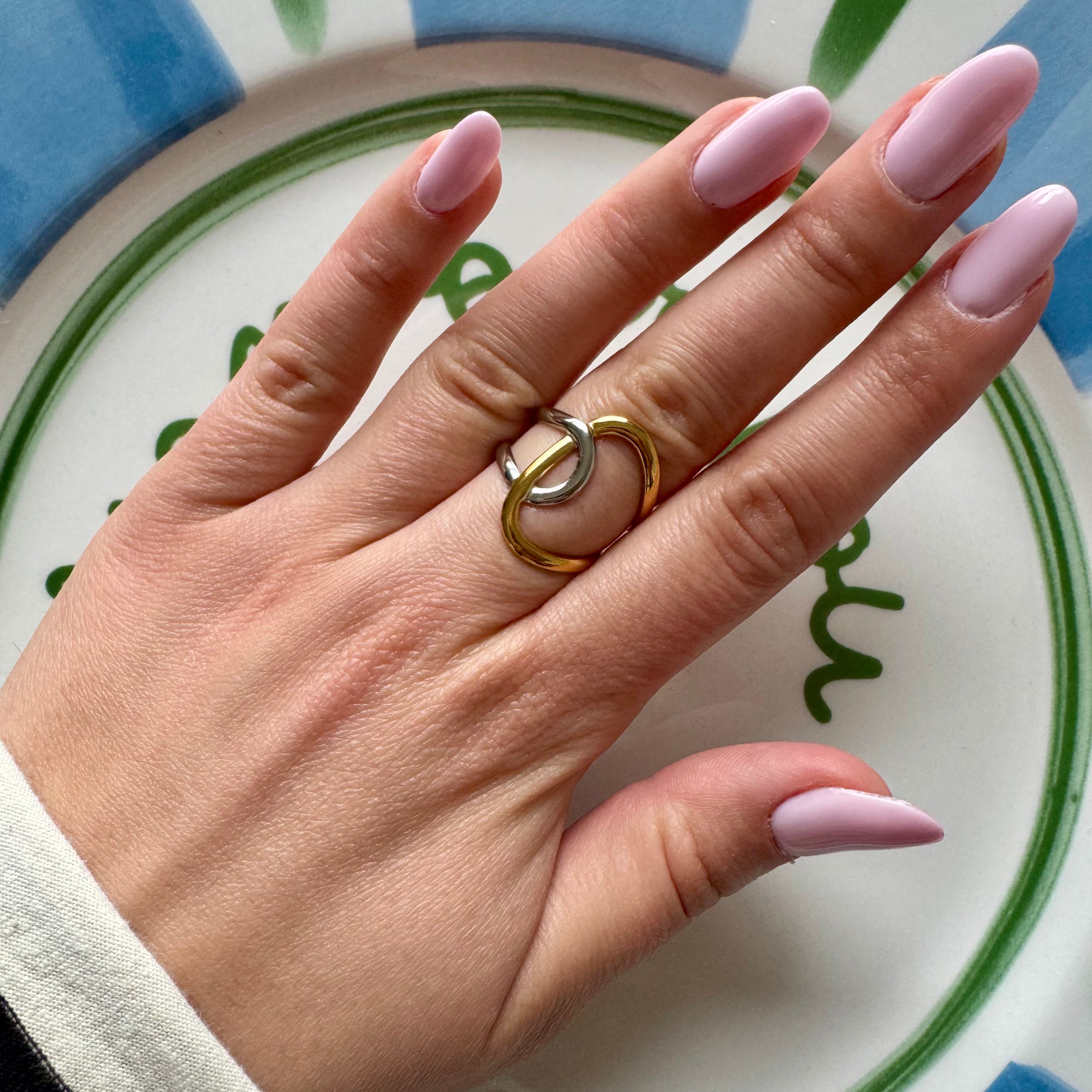 Bague Acier Inoxydable "Colette"