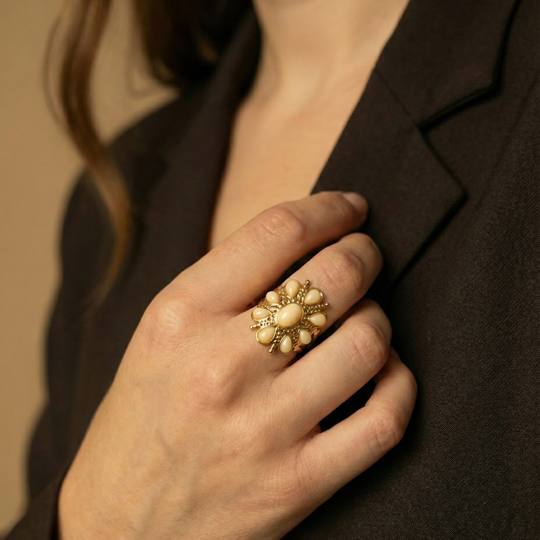 Bague Acier Inoxydable "Tessa"