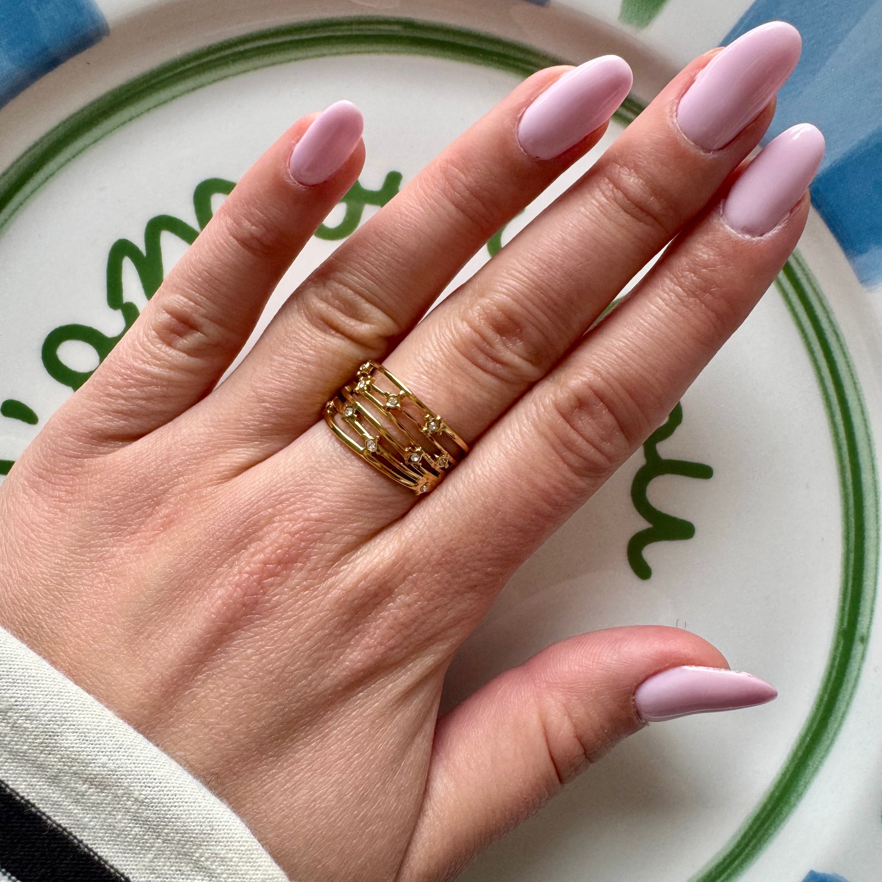 Bague Acier Inoxydable "Val"