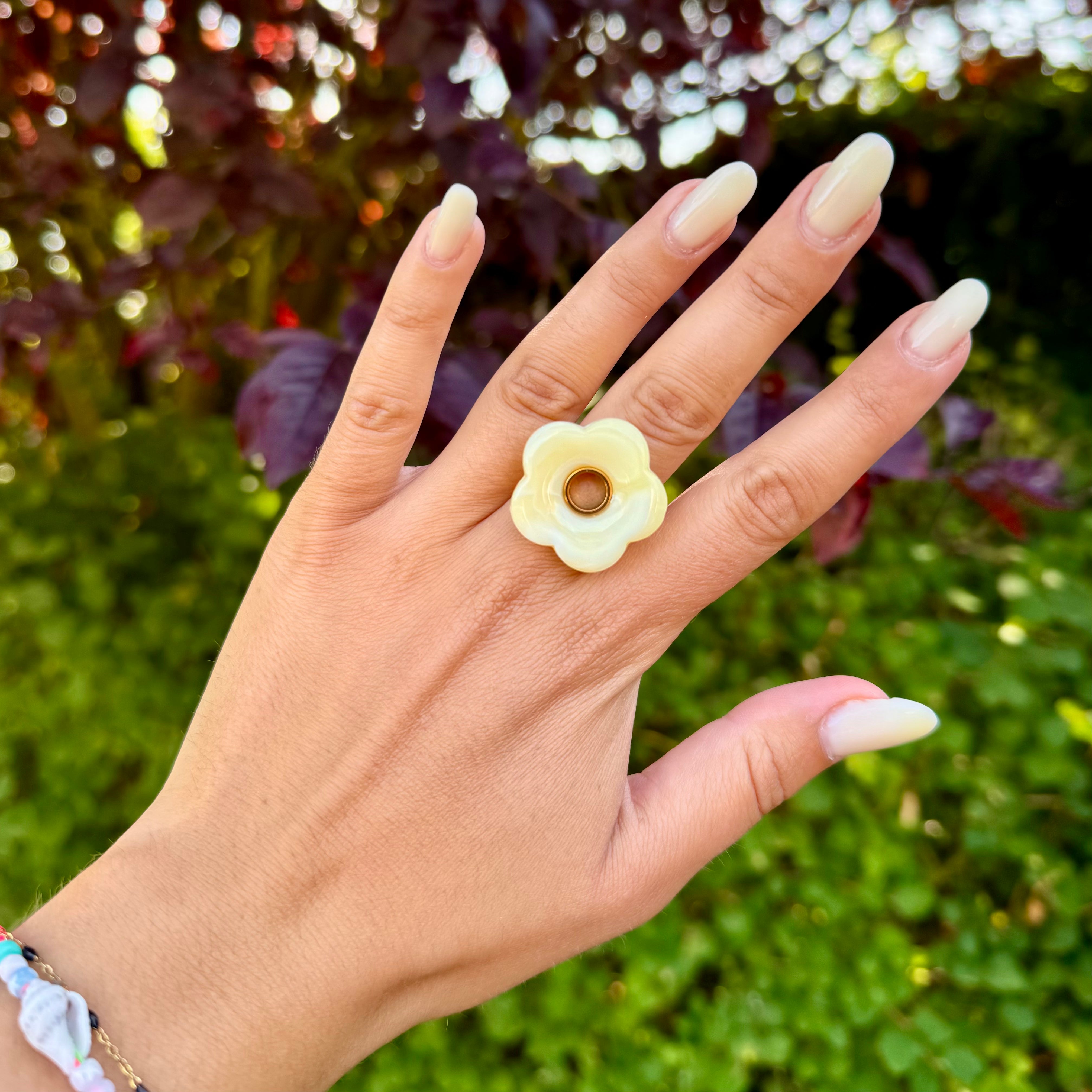 Bague Résine "Solveig"