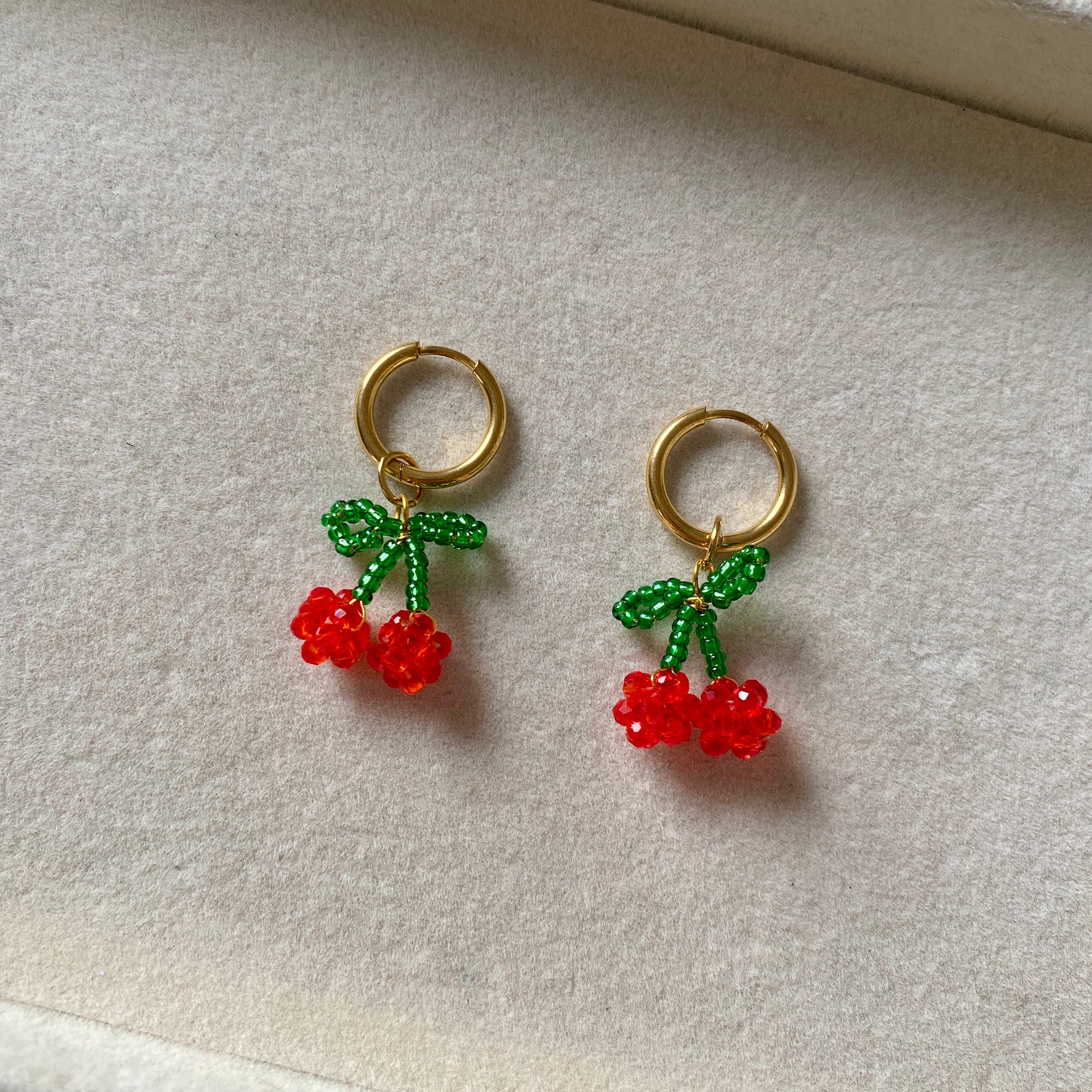 Boucles D'oreilles Charms "Cherry"