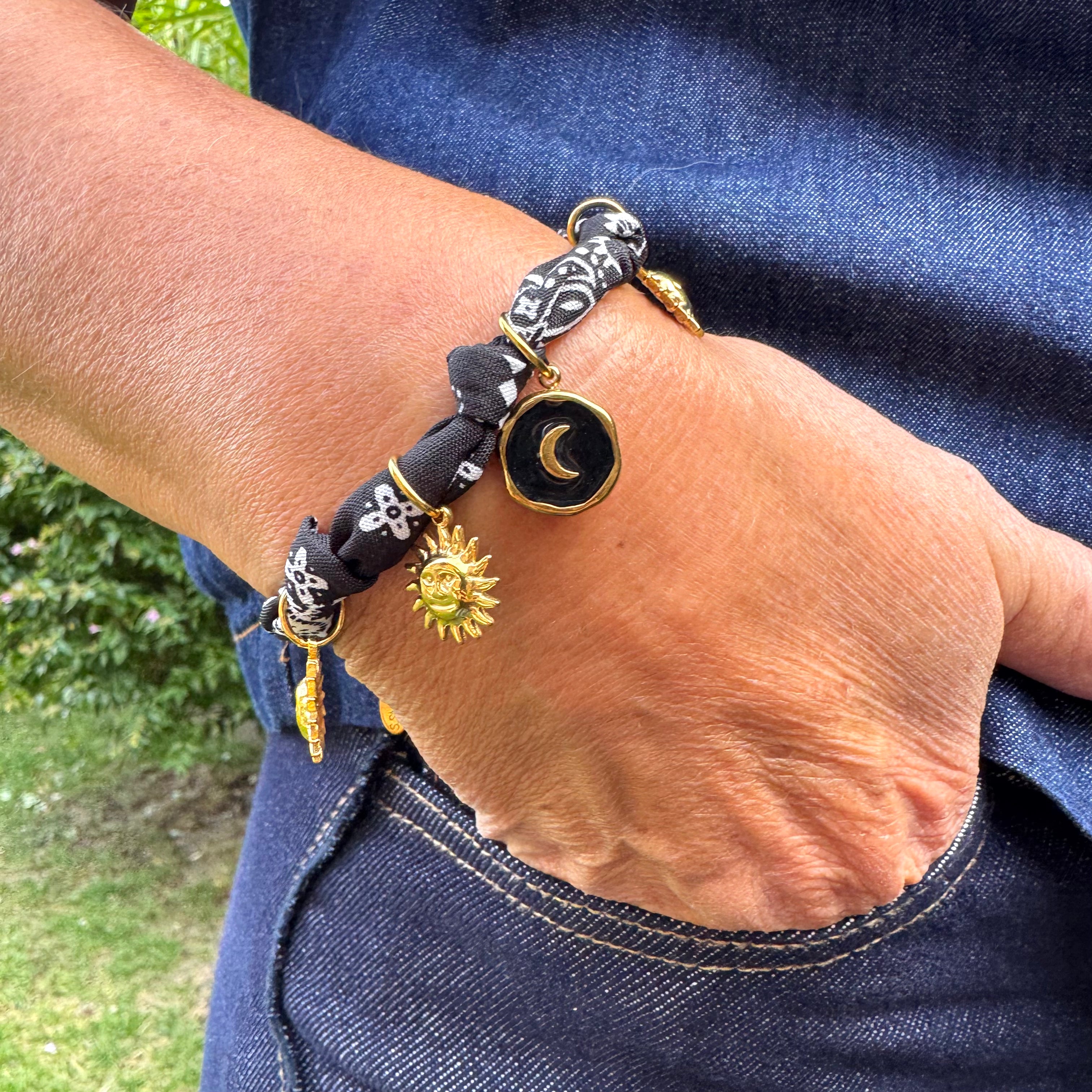 Bracelet Charms Bandana "Blake"