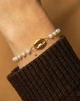 Bracelet Grain de Café beige