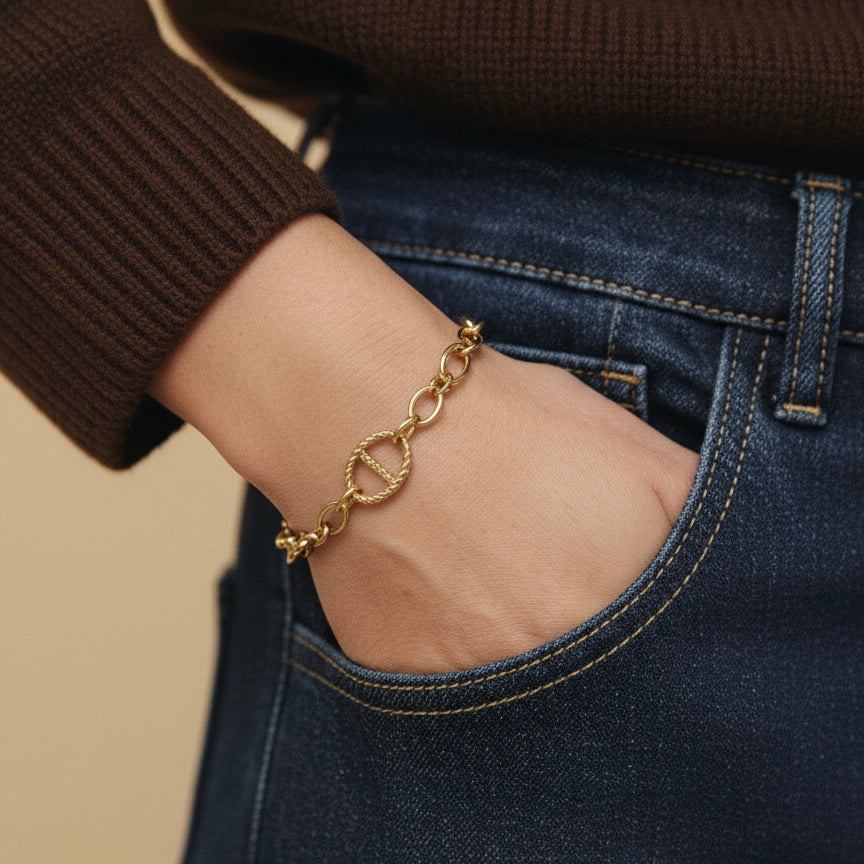 Bracelet Maille Marine