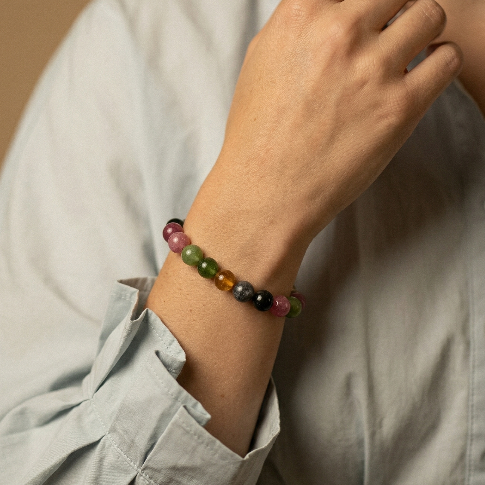 Bracelet Pierre Tourmaline "Raquel"