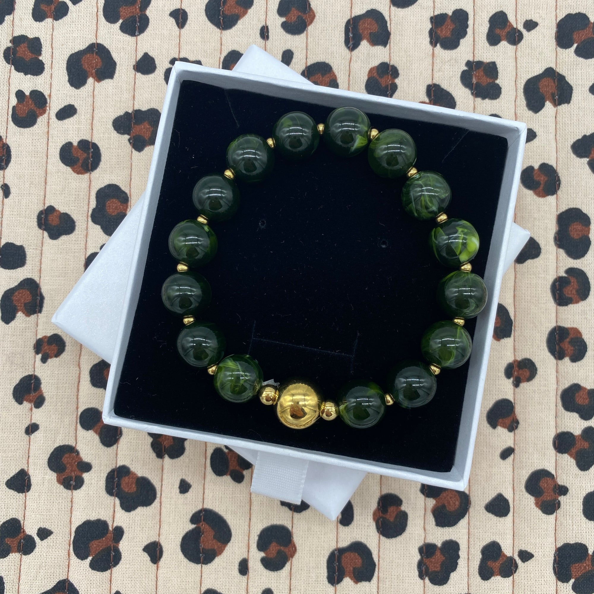 Bracelet resine jody Vert