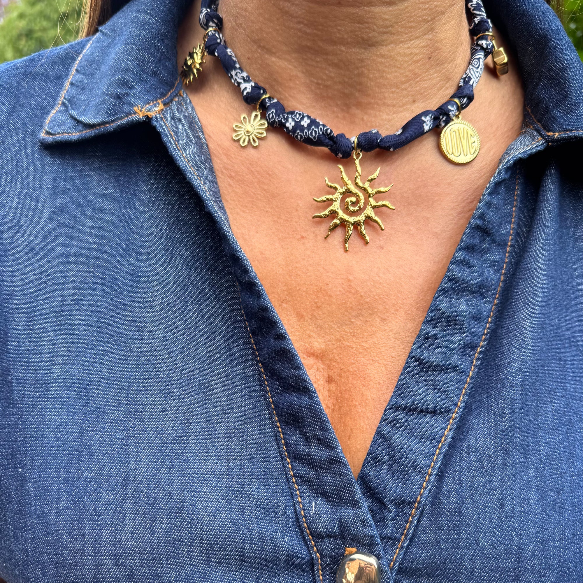 Collier Bandana &quot;Louisa&quot;