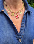 Collier Charms "Dahlia"