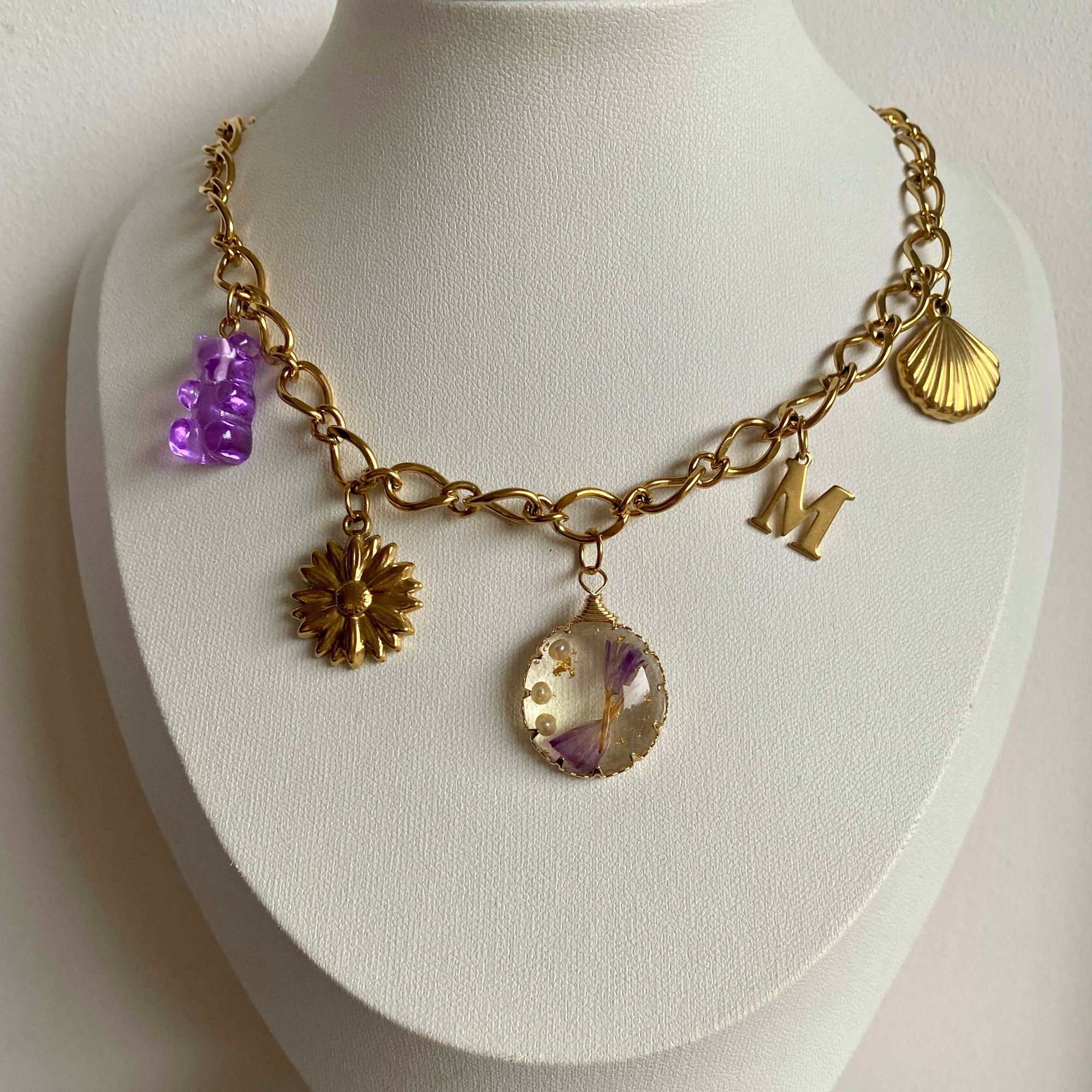 Collier Charms "Marine"