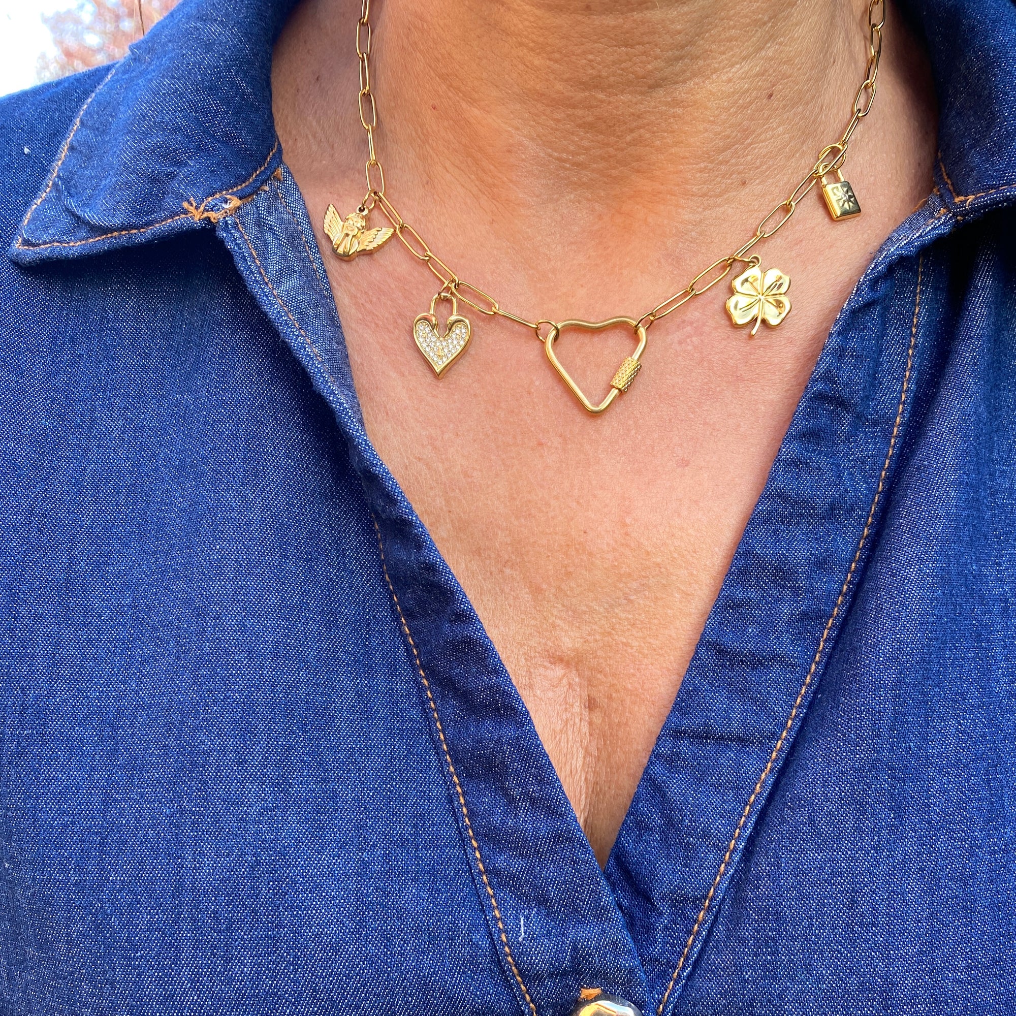 Collier Charms Mousqueton "Juliette"