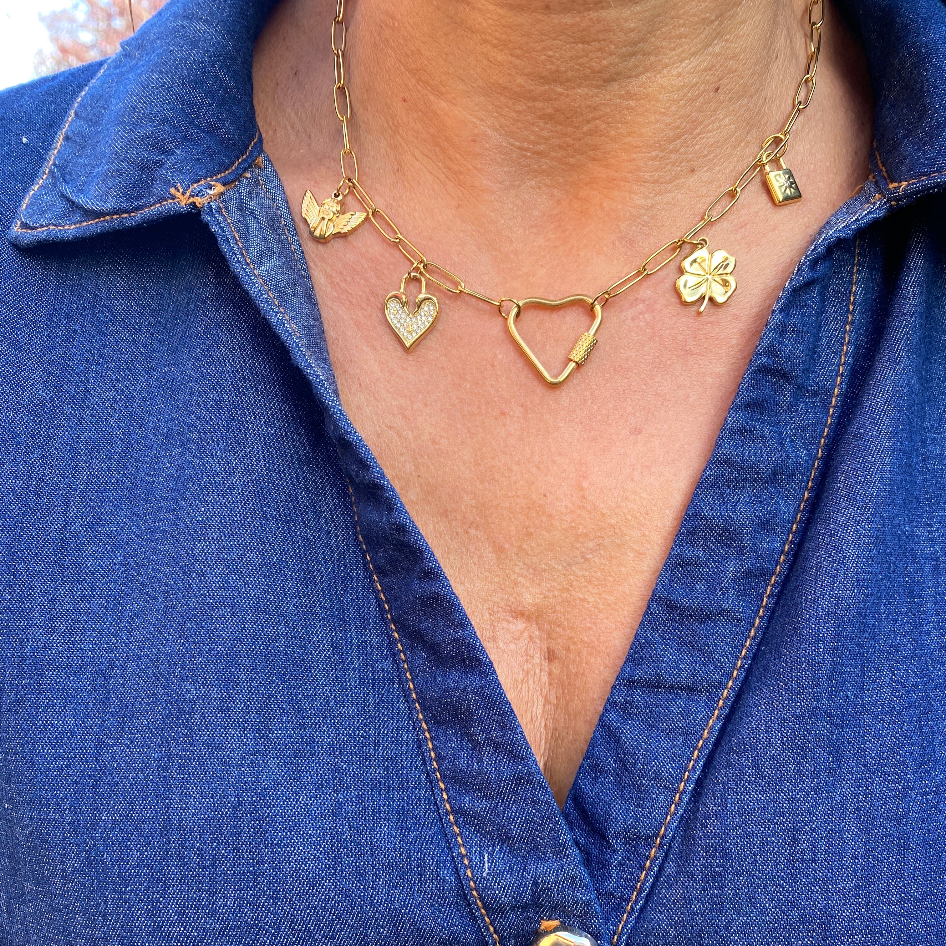 Collier Charms Mousqueton "Juliette"