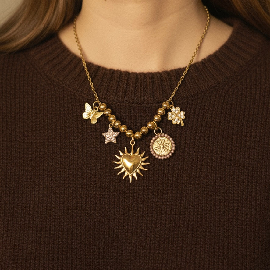 Collier acier inoxydable Leane