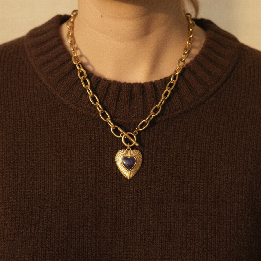 Collier acier inoxydable  Victoria