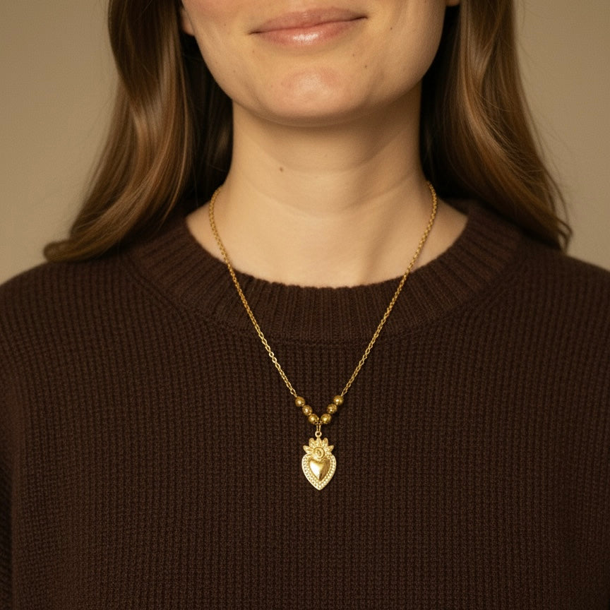 Collier breloques Adela