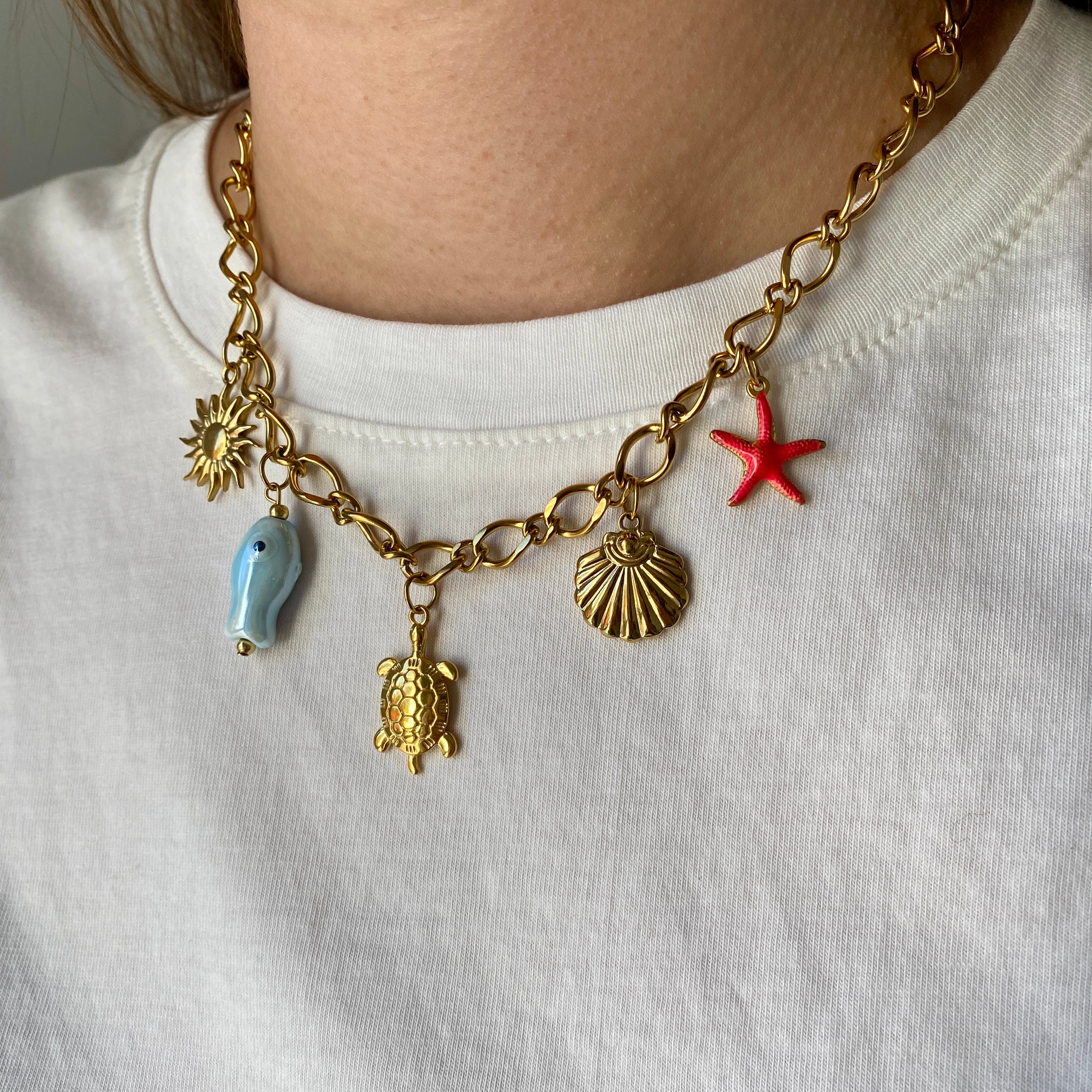 Collier breloques "Armelle"