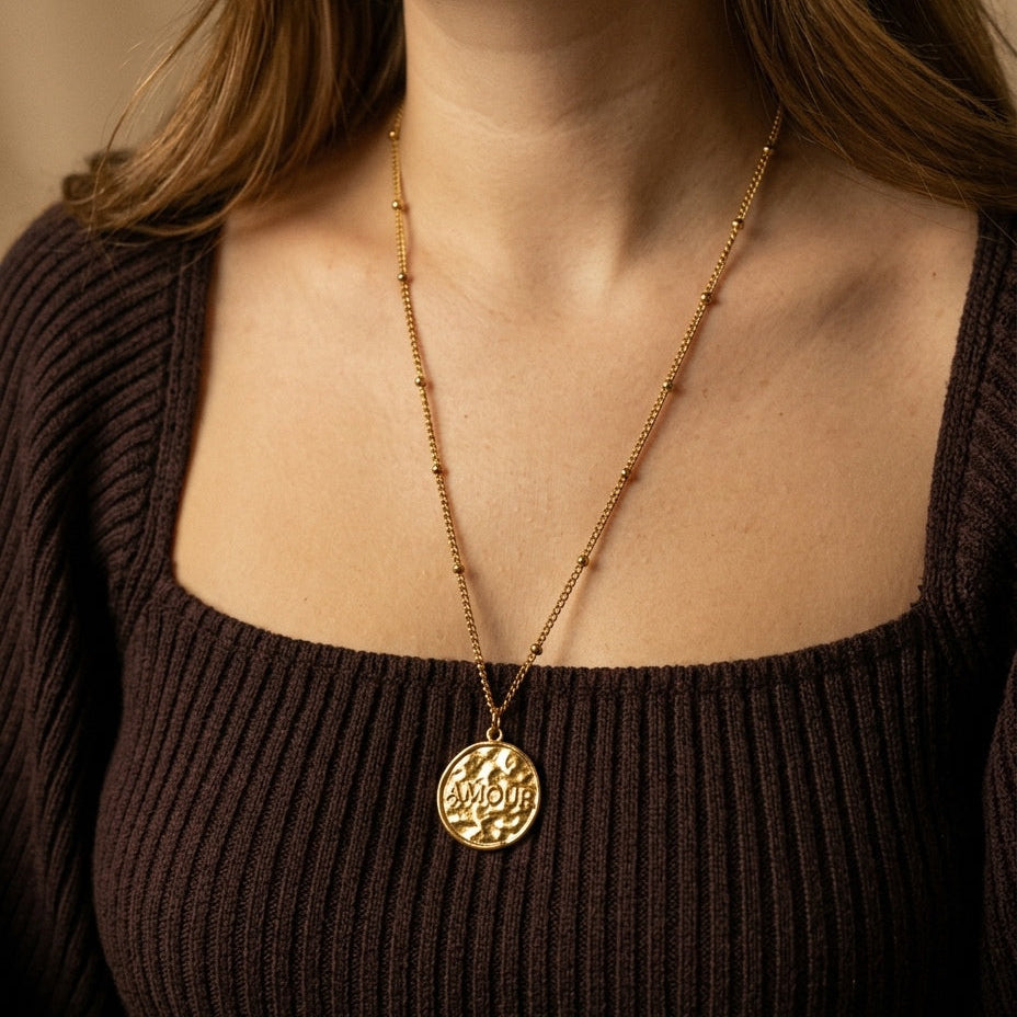 Collier long "Amour"