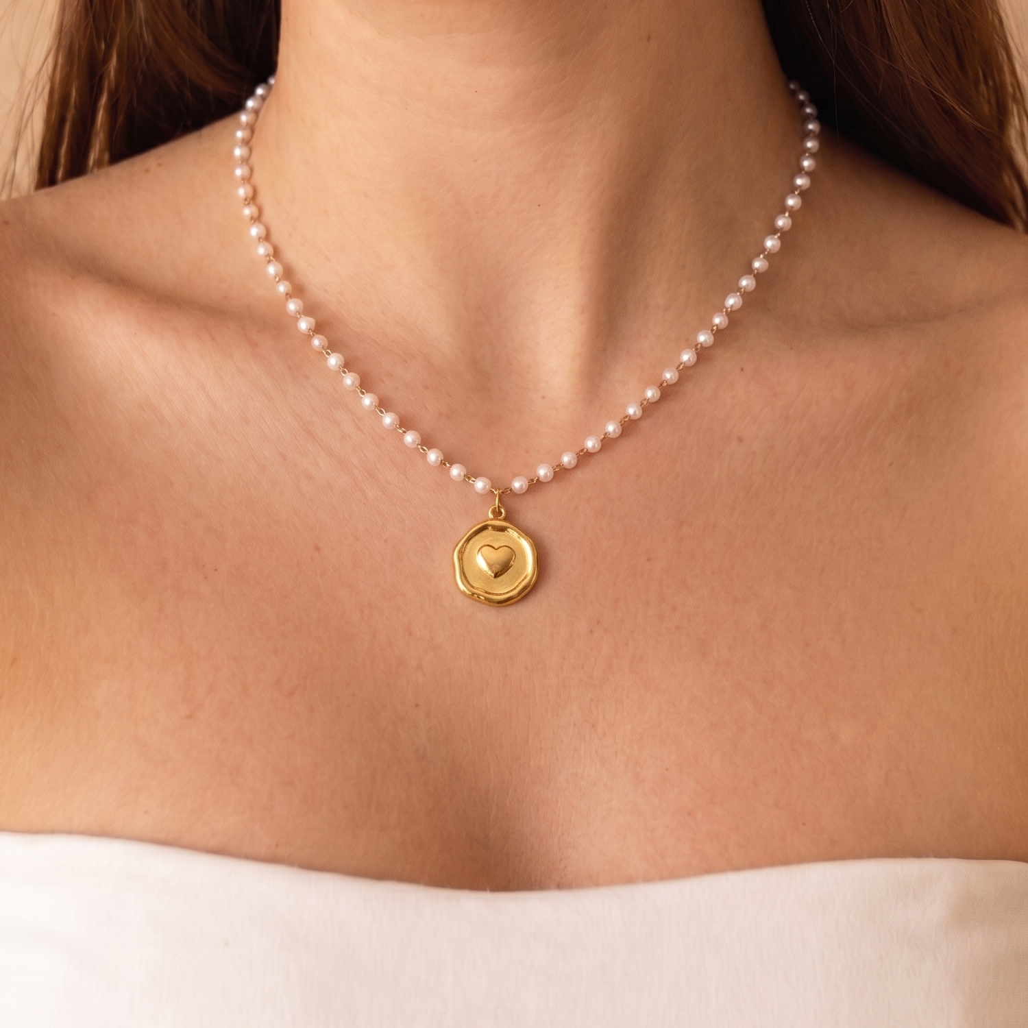 Collier perlé "Lucia"