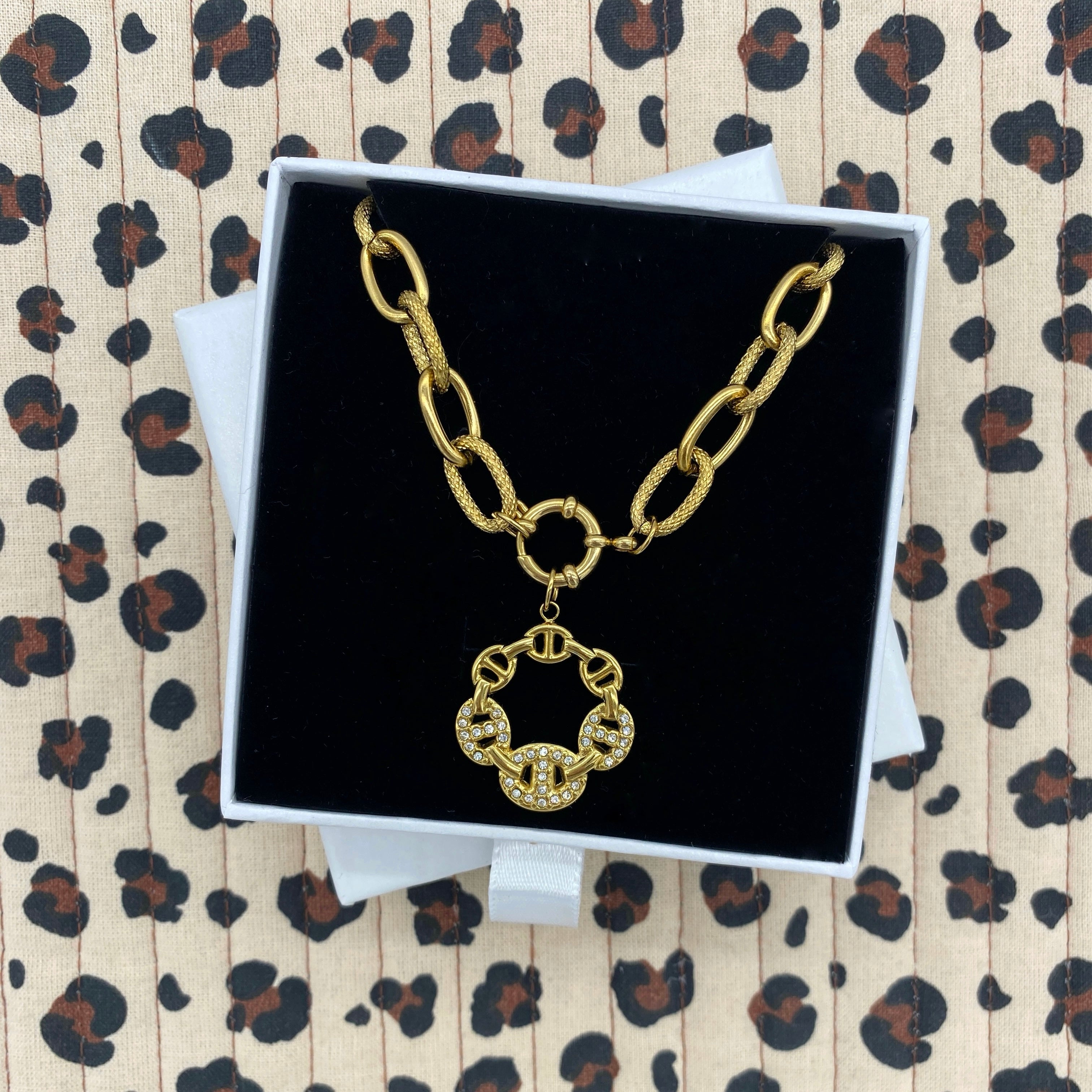 Collier Maille Marine "Cassandre"