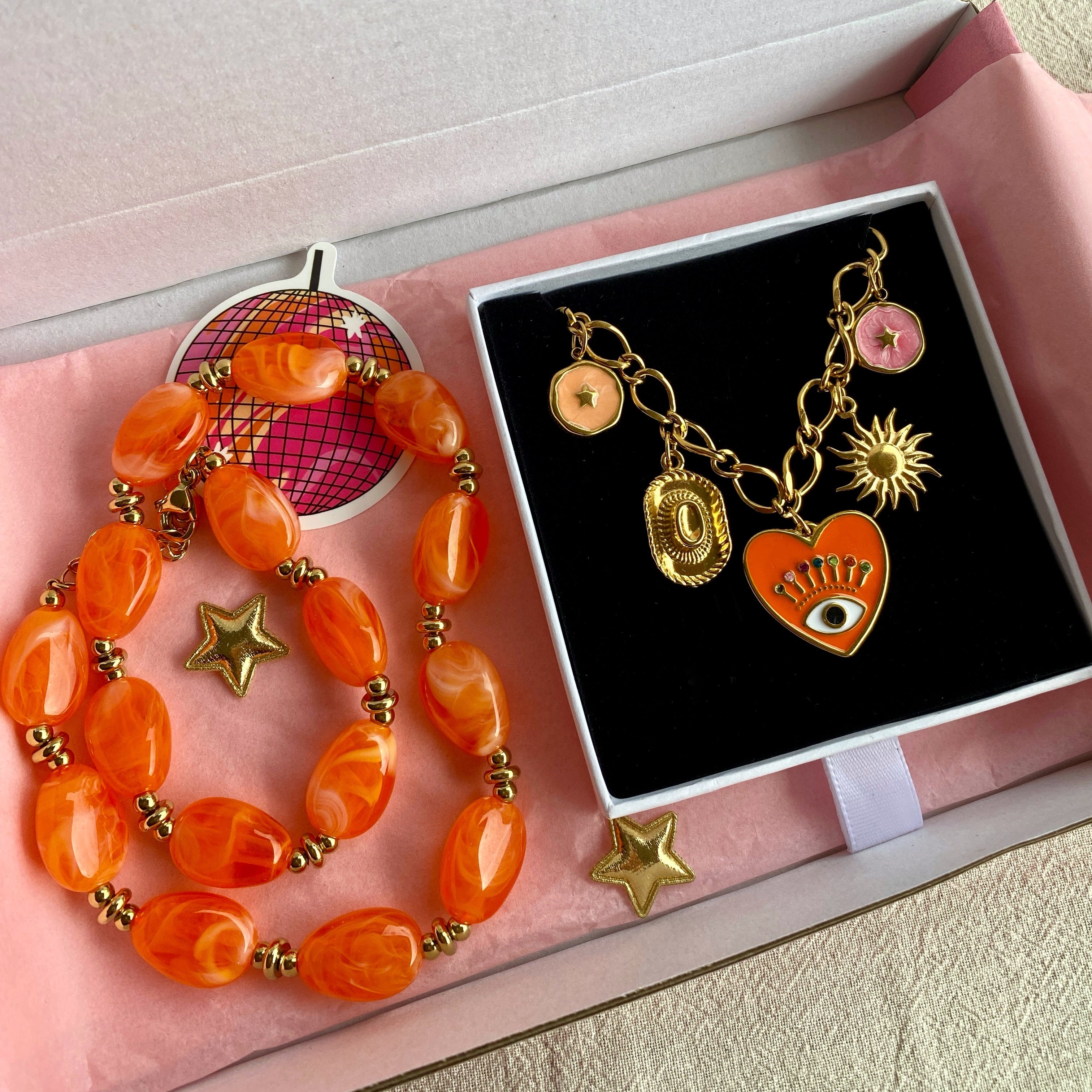 Collier Charms Personnalisé - Doré