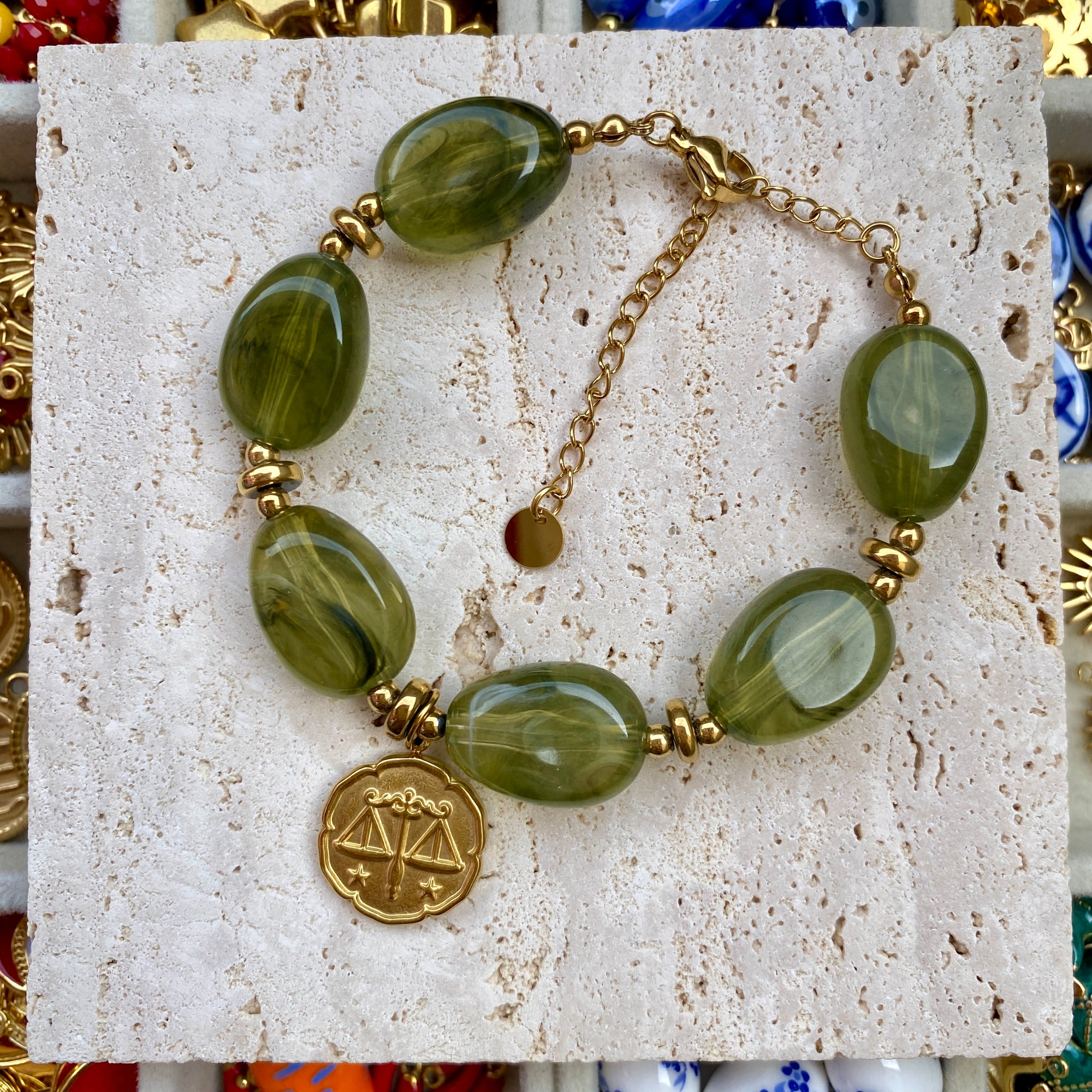 Bracelet Grosses Perles &quot;Gigi&quot; - Personnalisable