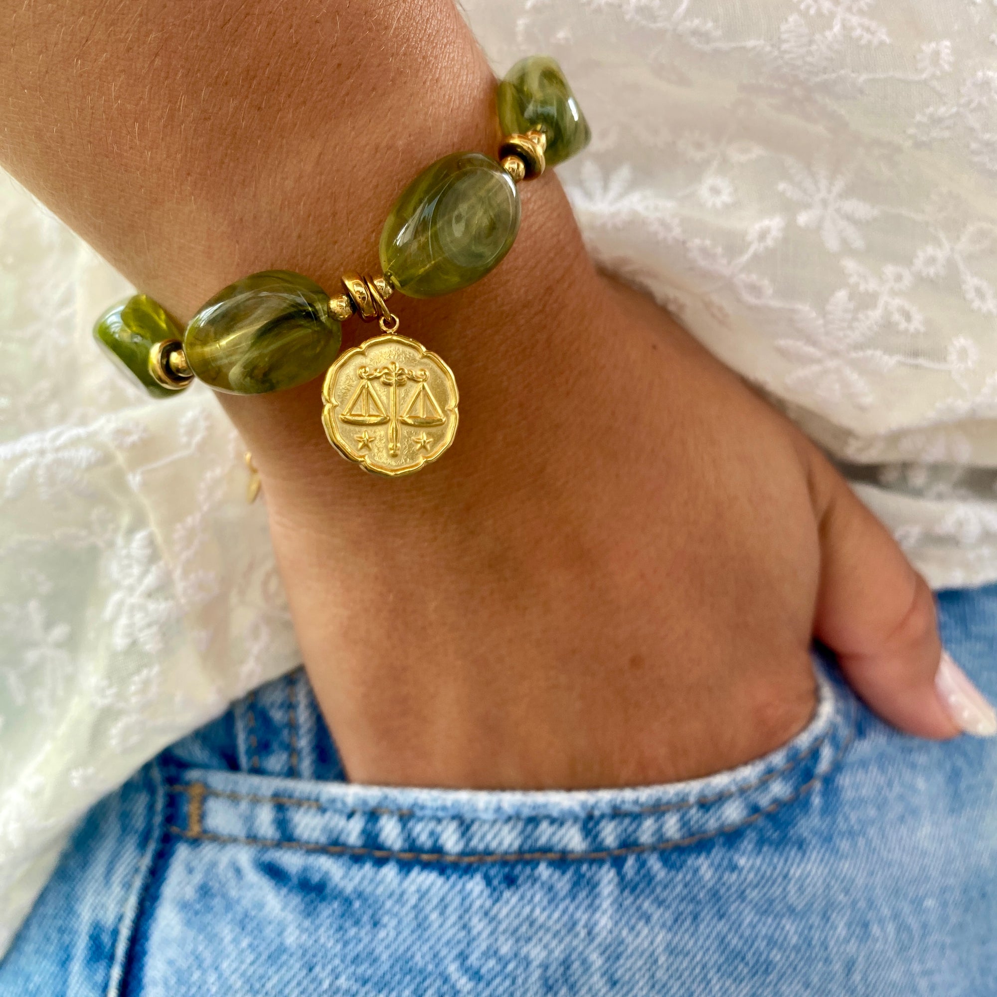 Bracelet Grosses Perles &quot;Gigi&quot; - Personnalisable