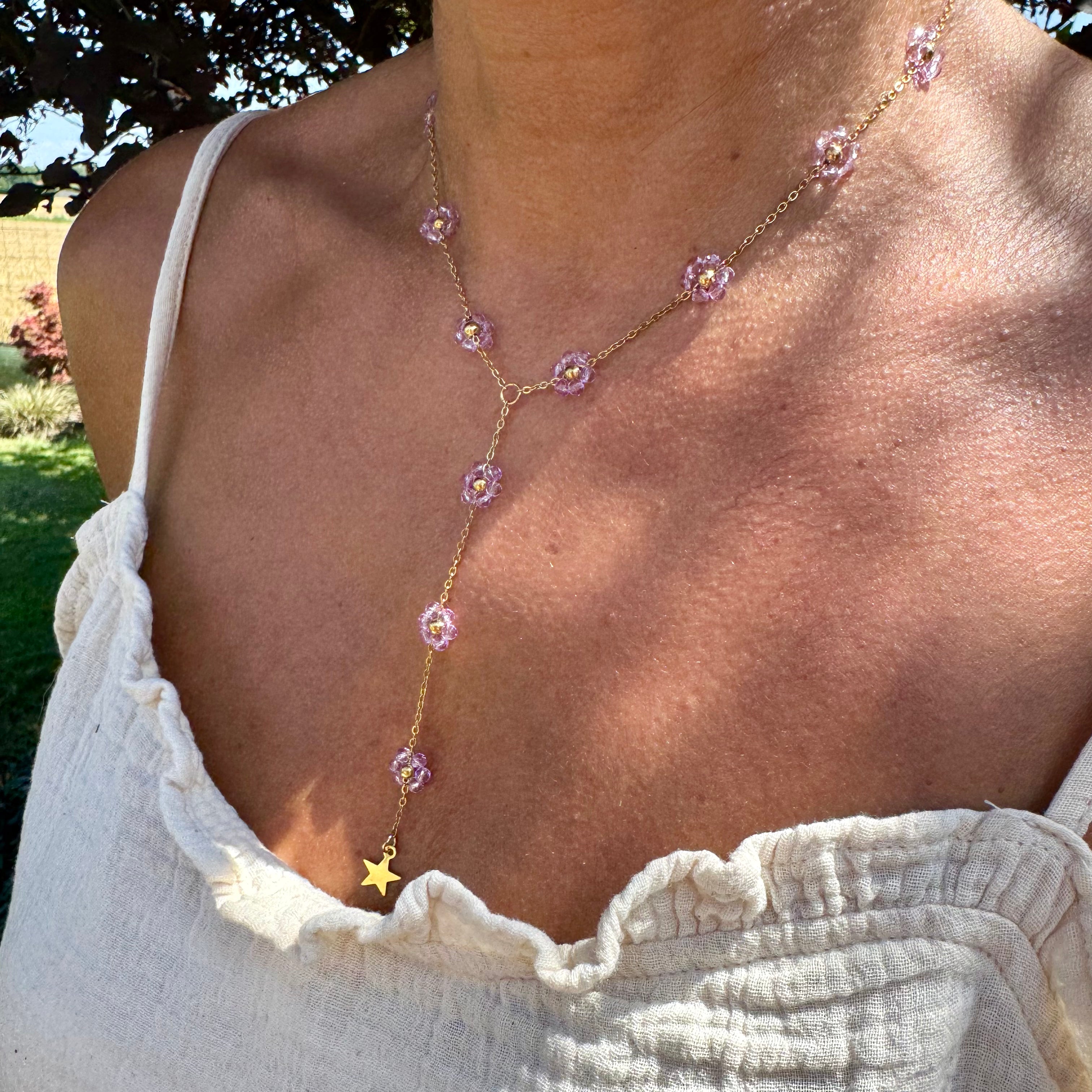 Collier Long "Petra"