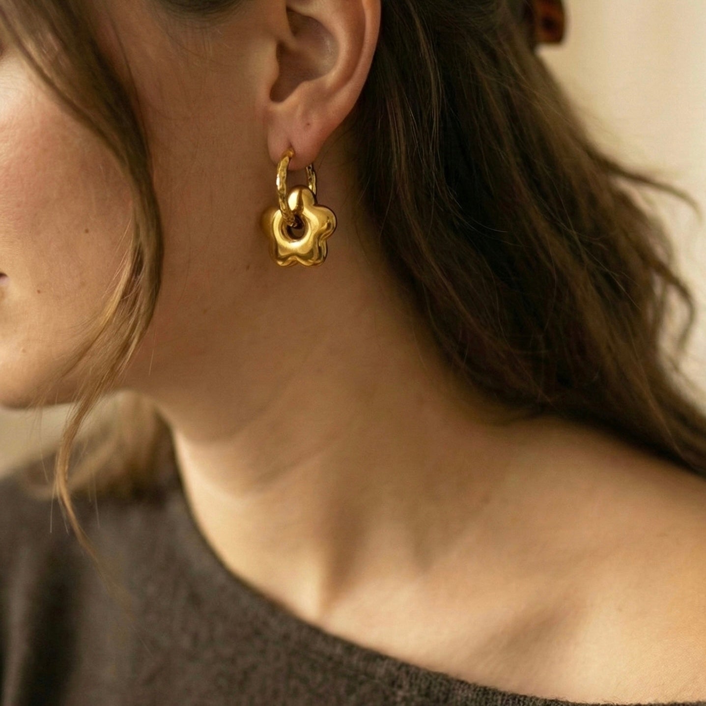 boucles créoles marguerite