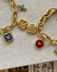 bracelet charms doré