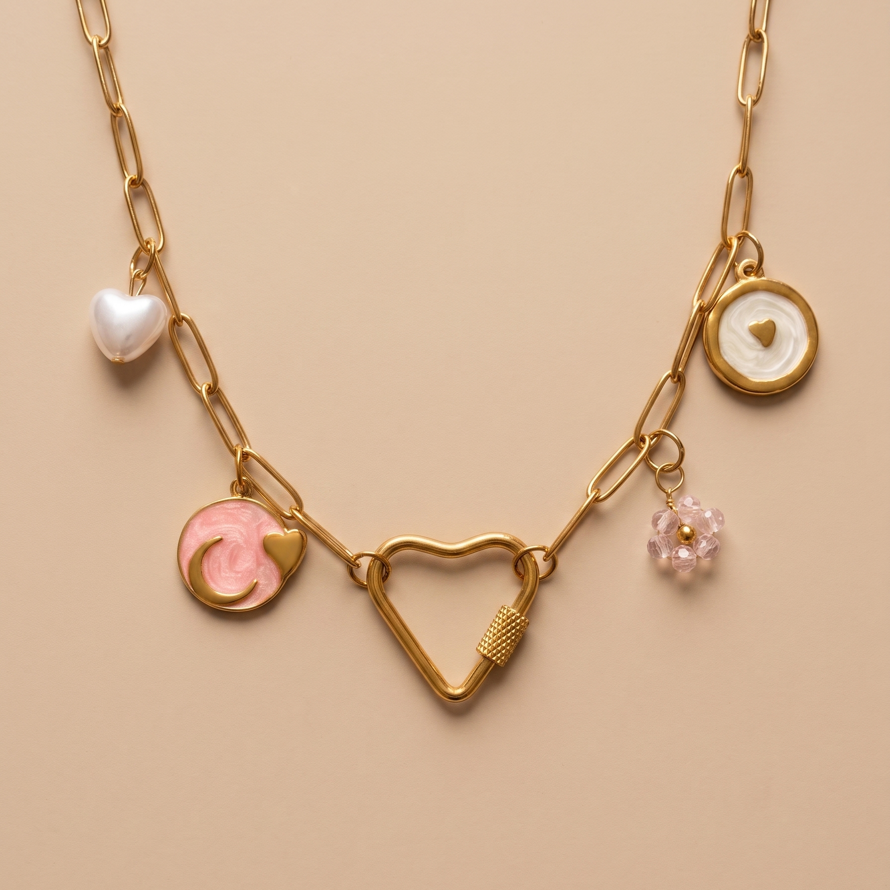 collier charms serena