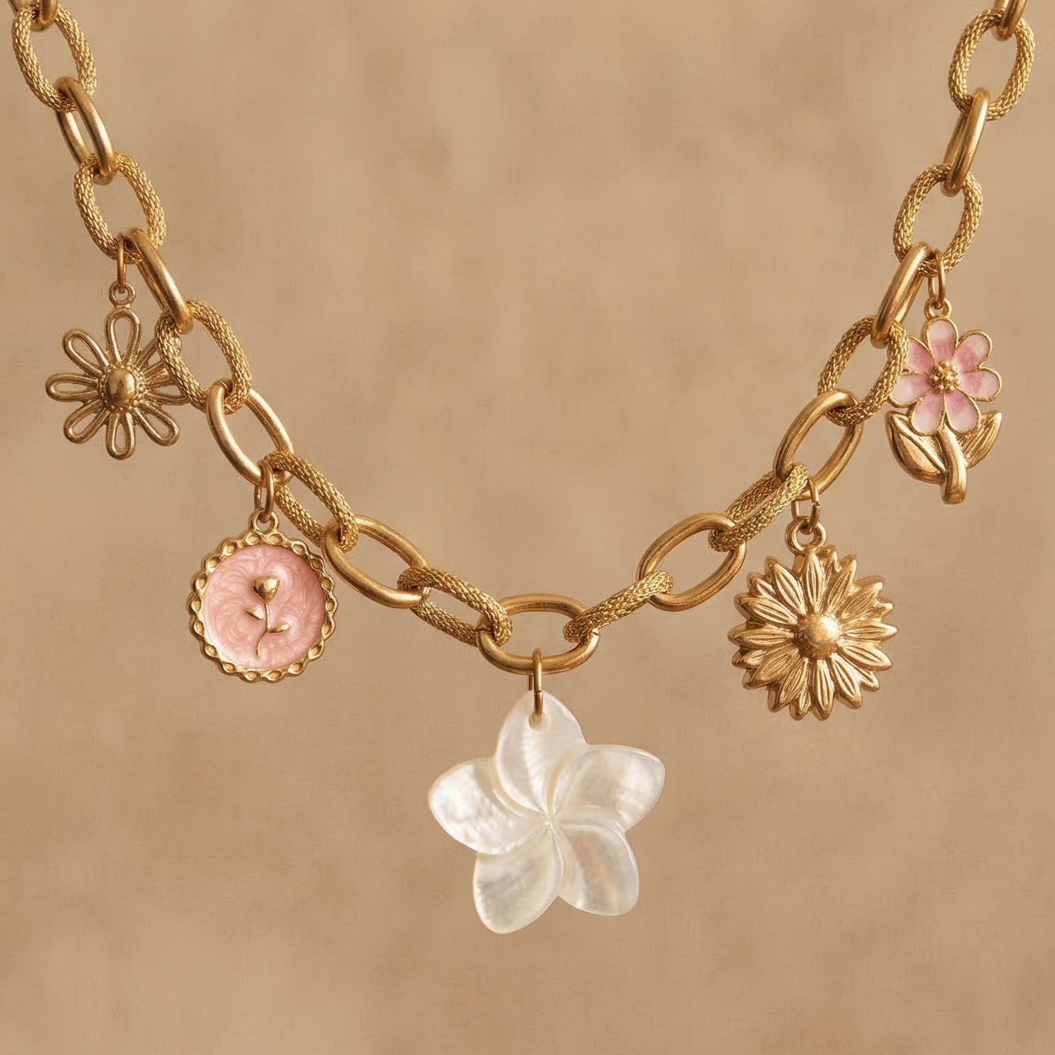 collier charms camille