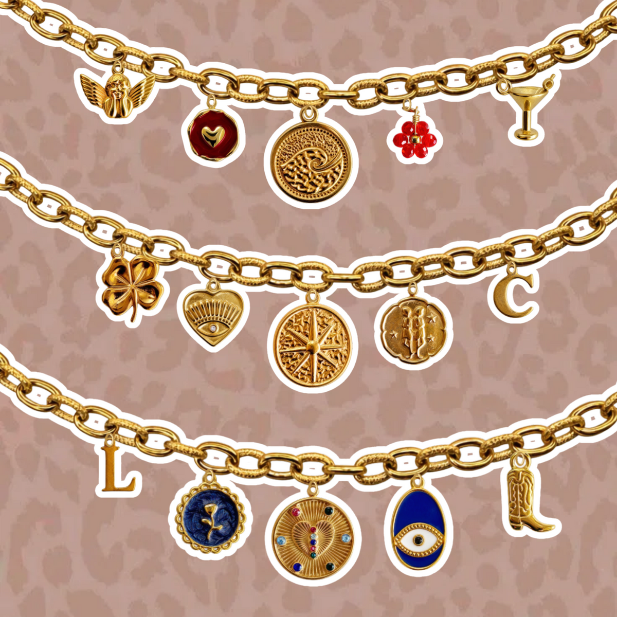 collier charms personnalisé